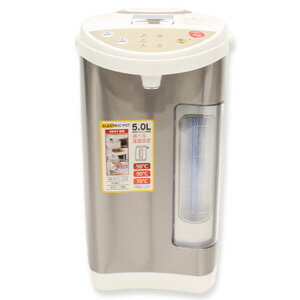 ＼ページ限定・マジッククロス付／　電気給湯ポット 5リットル HKP-500 【送料無料】 ［電動ポット 5L 大容量 電気給湯ポット オフィス 集会場 湯沸かしポット 保温ポット］