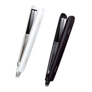 パナソニック ストレートアイロン ナノケア EH-HS0J 【送料無料】 [ナノイー ヘアアイロン ストレートアイロン ナノケア 黒 白 ツヤ しっとり スリム...