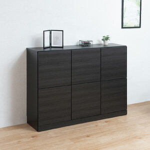 BK-CLUB ブラック カウンター下キャビネット 幅120 扉 st-0032 【送料無料】 ［カッコいい リビングキ..