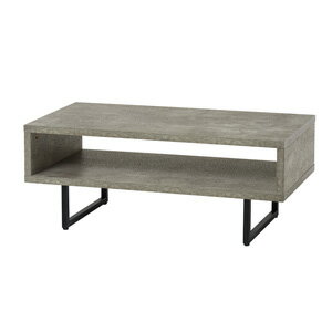 ＼ページ限定・マジッククロス付／　コンクリート柄 ローテーブル 幅90 KT-3237 【送料無料】 ［ビンテ..