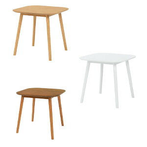 Rakuten - ＼ページ限定・マジッククロス付／　天然木ダイニングテーブル 幅75 BT-8627 【送料無料】 ［2人用 ダイニングテーブル 正方形テーブル コンパクト 食卓テーブル 天然木］