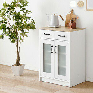 Rakuten - ＼ページ限定・マジッククロス付／　キッチンラック 扉収納タイプ 幅58 RCC-1636