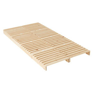 ＼ページ限定・マジッククロス付／　シングル ひのきパレットベッド WB-7723S