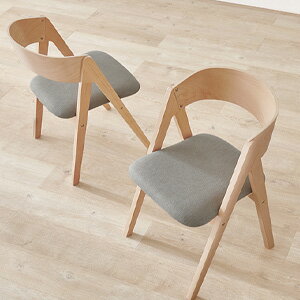 Rakuten - ＼ページ限定・マジッククロス付／　ダイニングチェア 2脚セット MI-8637