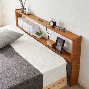 高さ調節できる 後付け ヘッドボード ダブル 幅140 WH-7710D