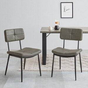 モダン ダイニングチェア 2脚セット MC-8650 ビンテージ調 ダイニングチェア 2脚セット MC-8650 座面と背もたれの大きなステッチがアクセントとなる、シンプルデザインのダイニングチェアです。張地はヴィンテージ感のあるエイジング...