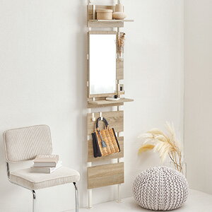 Rakuten - ミラー付き 突っ張り式ウォールラック 幅40 KTR-3216