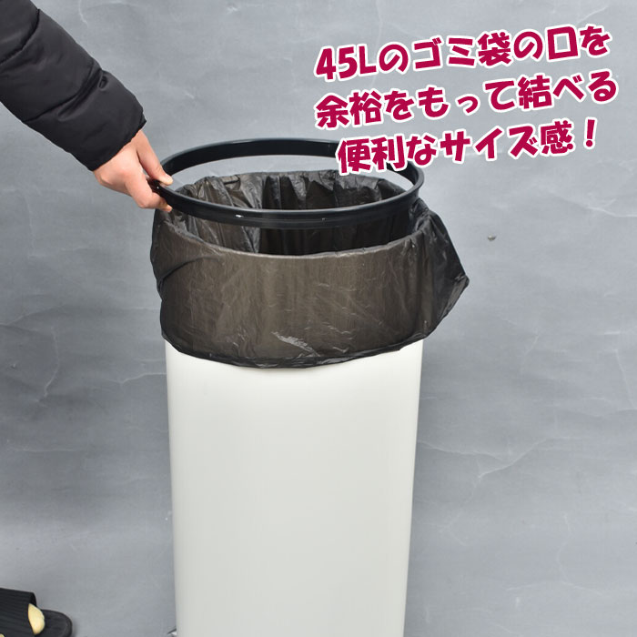 自動開閉式ゴミ箱 【送料無料】 [自動開閉 ダストボックス 自動 ゴミ箱 スリム 大容量] [3]