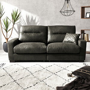 乐天商城 - ソファ リオル3P 【送料無料】 ［スタイリッシュソファー ビンテージ風 幅180]