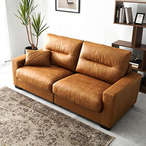 Rakuten - ＼ページ限定・マジッククロス付／　ソファ リオル3P 【送料無料】 ［ヴィンテージ調 3人掛けソファ カッコいい]