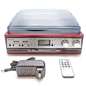 クマザキエイム デジタル録音もできるレコード・ラジオ・カセットプレーヤー MA-45 【送料無料】 ［多機能プレーヤー レコード再生 カセット再生]