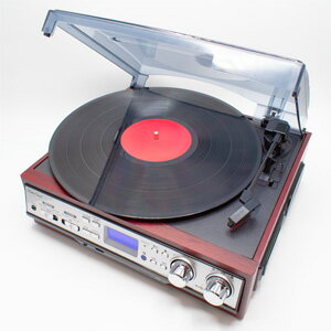 ＼ページ限定・マジッククロス付／　クマザキエイム デジタル録音もできるレコード・ラジオ・カセットプレーヤー MA-45 【送料無料】 ［マルチ音楽プレーヤー]