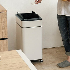 Rakuten - センサー付きゴミ箱 中央開閉 50L オゾン機能 MG-5332 【送料無料】［オゾン 消臭ダストボックス 50L 大容量]