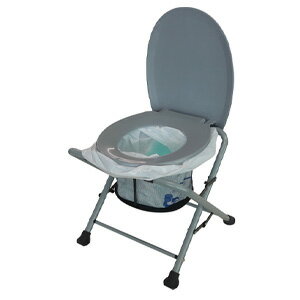 乐天商城 - ＼ページ限定・マジッククロス付／　ユニトイレ・ミニα TM-025 【送料無料】 ［非常用 ポータブルトイレ 簡単設置 防災用 介護用]