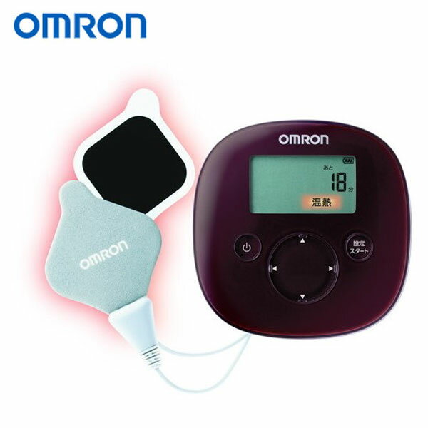 【在庫あり】omron コードレス低周波治療器 【送料無料】【オムロン 温熱低周波治療器 HV-F321-BW】 コンパクト 軽量 ポータブル 充電式 ボディ用 温熱治療器 肩こり 腰痛