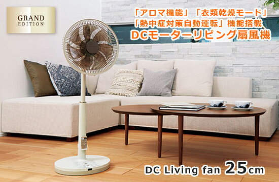 NSTショッピングの＼ページ限定・マジッククロス付／　アピックス アロマ扇風機 ★送料無料★【アピックス DCリビング扇風機 25cm AFL-328R】 1年保証 dcモーター扇風機｜アングル2