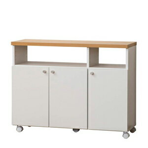 Rakuten - ＼ページ限定・マジッククロス付／　キッチンワゴン 高さ80 キャスター付き ●日本製● 【クロシオ スマートワゴン90 KD 40161】