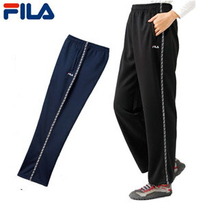 トレーニングウェア レディース ジャージ パンツ 【FILA ジャージパンツ 同サイズ2色組】［スポーツウェア 運動 女性 軽い 動きやすい フィラ Mサイズ Lサイズ］