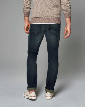 ◆【送料無料】【新品】アバクロ【Mensメンズ】スキニーストレッチジーンズ/Dark Wash【Color:276】【Skinny Iconic Jeans】【デニム】【Abercrombie&Fitch】【本物保証】