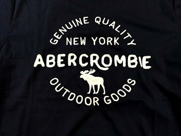 ◆【送料無料】【新品】アバクロ【Mensメンズ】ロゴグラフィックTシャツ(半袖)/Navy【Logo Graphic Tee】【Graphic Tees】【Abercrombie&Fitch】【本物保証】