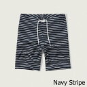 Abercrombie＆Fitch (アバクロンビー＆フィッチ) ストレッチ ボードショーツ (水着) (9'' Board Fit Swim Shorts) メンズ (Navy Stripe) 新品