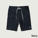 Abercrombie＆Fitch (アバクロンビー＆フィッチ) ストレッチ ボードショーツ 水着 (9” Board Fit Swim Shorts) メンズ (Navy) 新品