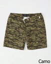 Abercrombie＆Fitch (アバクロンビー＆フィッチ) ライナー裏地付き ストレッチ ボードショーツ (水着) (Classic Boardshorts) メンズ (Camo) 新品 (Long)