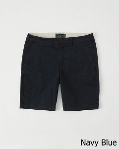 AbercrombieFitch (Хӡեå) ȥå ååեå 硼ȥѥ (Plainfront Shorts)  (Navy Blue) (9Inseam)