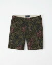 AbercrombieFitch (AoNr[tBb`) Xgb` v[ tgV[gpc (Plainfront Shorts) Y (Olive Green Floral) Vi (9hInseam)