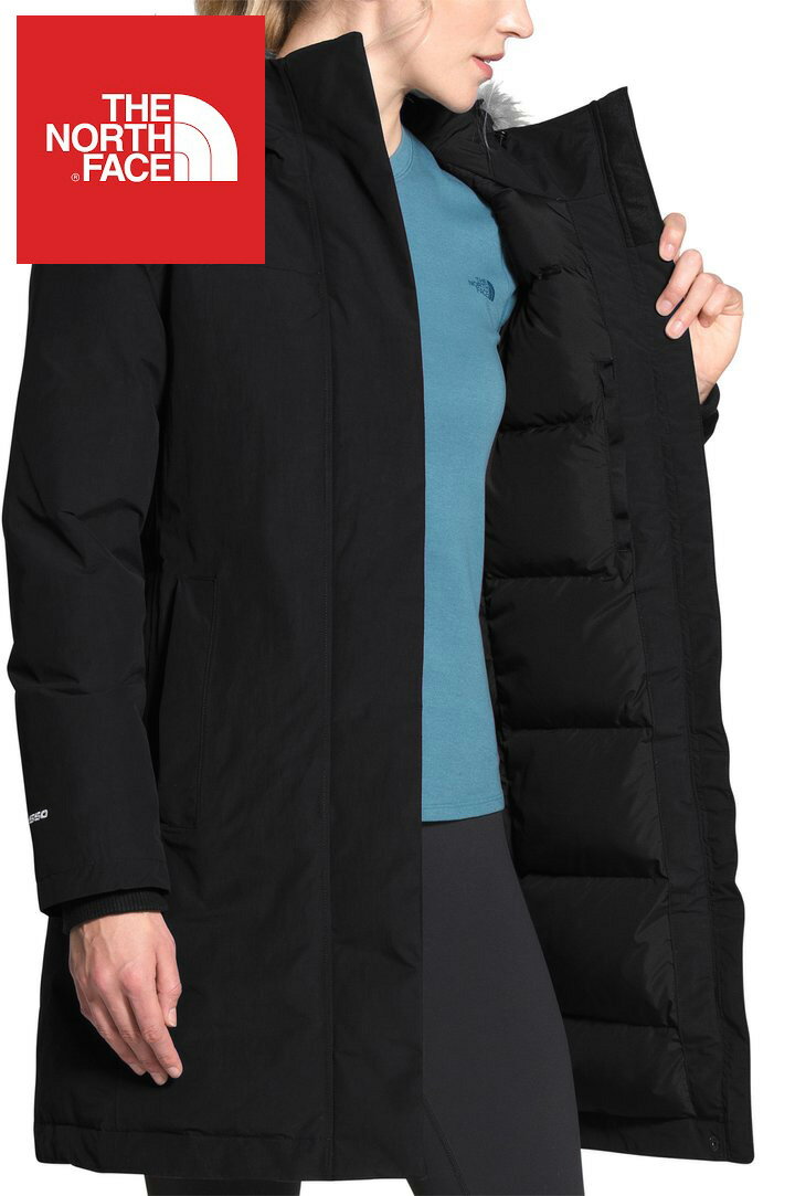 The North Face (ザ・ノースフェイス)日本未発売 USAモデル 550フィル アークティック ロングダウンジャケット (Arctic Parka)レディース (Black) 新品