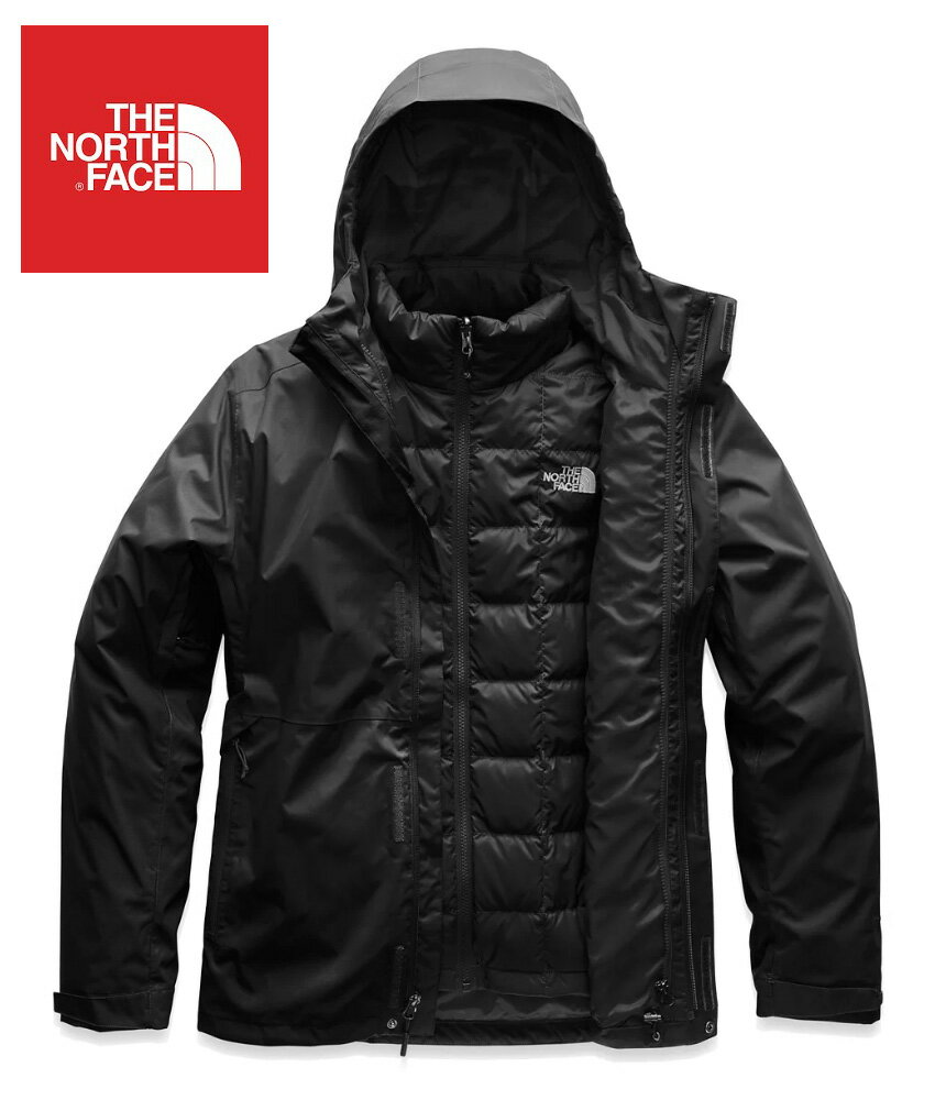 【5/17 13時~エントリーでP20倍】 【THE NORTH FACE ザノースフェイス】 USAモデル アルティエダウン クライメイトジャケット (ALTIER DOWN TRICLIMATE&#174; JACKET)メンズ (Black) 撥水加工 新品 EU/USAモデル 2023秋冬