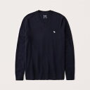 AbercrombieFitch (AoNr[tBb`) [XhJ s}Rbg VlbNZ[^[ (Pima Cotton Icon V-Neck Sweater) Y (Navy Blue) Vi