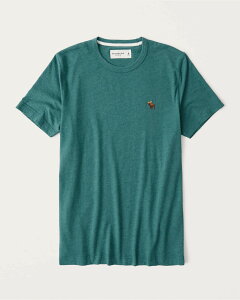 [ȥ꡼P13] AbercrombieFitch (Хӡեå) ࡼɽ 롼ͥåT (Short-Sleeve Signature Icon Crew Tee)  (Blue Green)  (softAF)