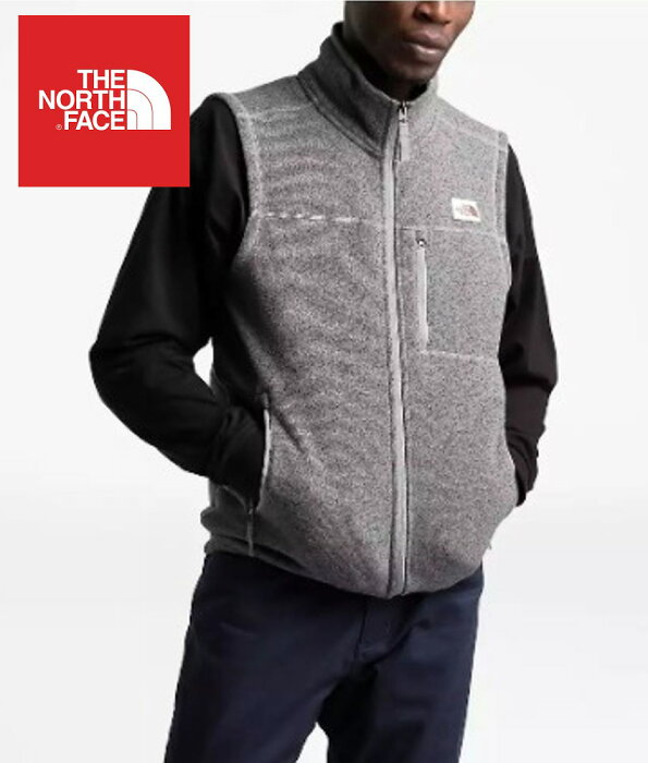 【THE NORTH FACE ザノースフェイス】日本未発売 USAモデル ゴードンライオンズ フリースベスト (Gordon Lyons Vest)メンズ (Medium Heather Grey) 新品