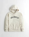 [4/16 全商品ポイント10倍］HOLLISTER Co. (ホリスター) オーバーサイズ パーカー (Oversized Hoodie) メンズ (Cream) 新品