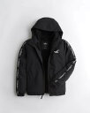 [5/1 10時~エントリーでP最大13倍]HOLLISTER Co. (ホリスター) SHERPA-LINED SPORT HOODIE メンズ (Black) 新品