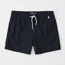 Abercrombie＆Fitch (アバクロンビー＆フィッチ) ライナー 裏地付き ストレッチ ボードショーツ (水着) (Classic Boardshorts) メンズ (Navy) 新品