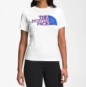 The North Face (ザ ノースフェイス) グラフィック 半袖Tシャツ (Short Sleeve New USA Tee) レディース (TNF White) 新品 EU/USAモデル