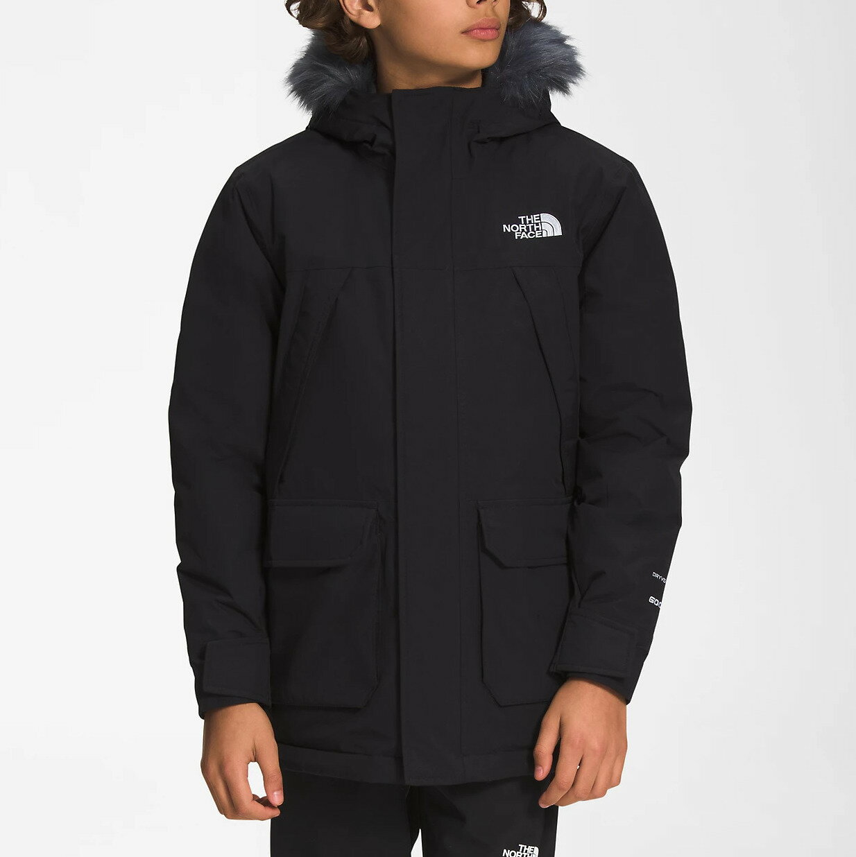 楽天TAG-楽天市場店【5/17 13時~エントリーでP20倍】 The North Face （ザ・ノースフェイス） USAモデル 取り外し可能フード R.D.S.認証 600フィル Wジップ マクマードダウンジャケット ダウンパーカー （Boys’ McMurdo Parka） キッズ （Black） 撥水加工 新品 EU/USAモデル 2023秋冬