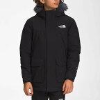 The North Face (ザ・ノースフェイス) USAモデル 取り外し可能フード R.D.S.認証 600フィル Wジップ マクマードダウンジャケット ダウンパーカー (Boys’ McMurdo Parka) キッズ (Black) 撥水加工 新品 EU/USAモデル 2023秋冬