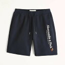 AbercrombieFitch (AoNr[tBb`) AoN ShJ XGbg V[c (Embroidered Logo Fleece Shorts) Y (Navy Blue) Vi