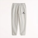 AbercrombieFitch (AoNr[tBb`) NXgS V`hXEFbgpc (Crest Logo Cinched Sweatpants Short) Y (Light Heather Grey) Vi