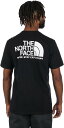 【P10倍★7/1(火)10:00~(要エントリー)】The North Face (ザ・ノースフェイス) スローバック バッグロゴ 半袖Tシャツ (Throw back Tee Short Sleeve Tee) メンズ (Black) 新品 EU/USAモデル 2024秋冬