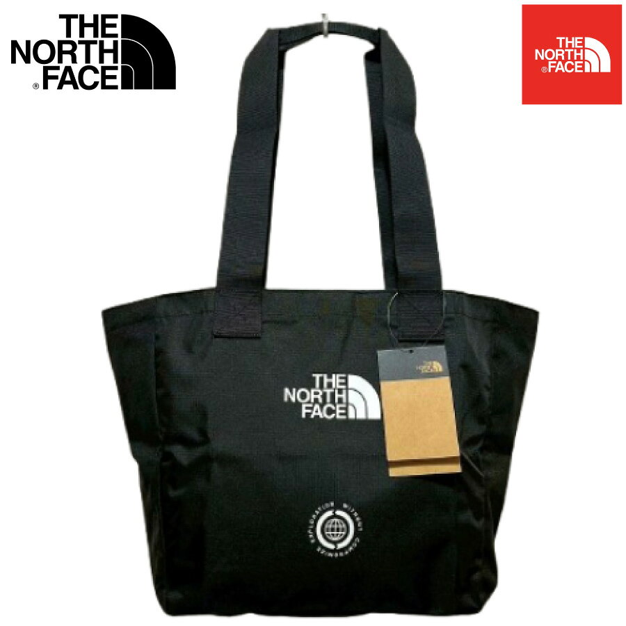 USA正規直営店限定 The North Face (ザ・ノースフェイス) EWC トートバック エコバック ショッピングバック(EWC Tote Bag ) 男女兼用 UNISEX (TNF BLACK) 黒 ブラック 新品 UK/EU/USAモデル 折り畳める サブバック