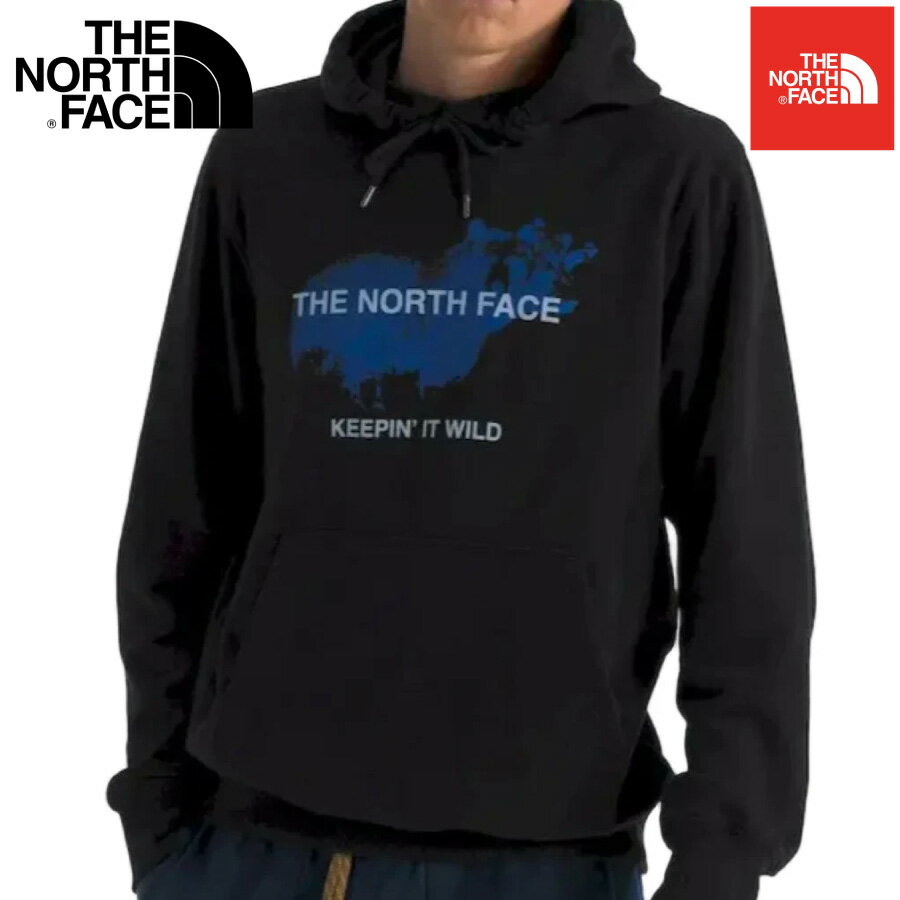 樂天商城 - The North Face (ザ・ノースフェイス) プルオーバー スウエット フーディー パーカー ベアープリント 裏起毛 (Animals We Love Bear Hoodie)メンズ (Black) 新品 EU/USAモデル