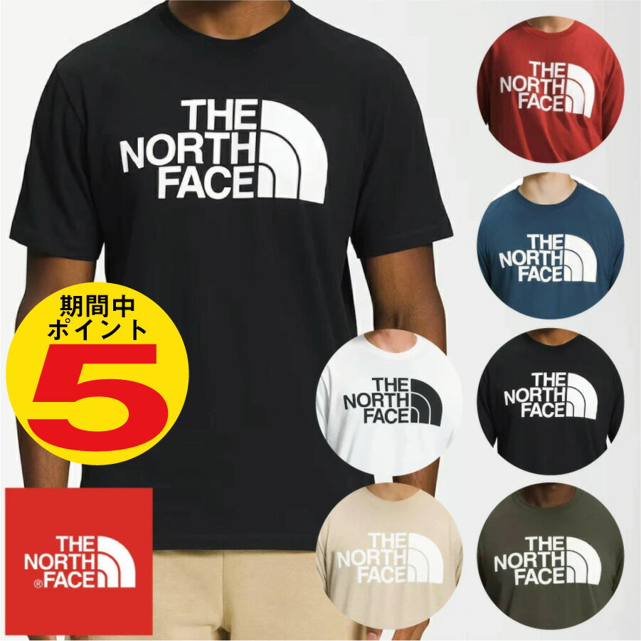 Rakuten - P5倍!!全商品6/4 20時~The North Face (ザ・ノースフェイス) フロント ロゴ 半袖Tシャツ ハーフドーム (Halfdome Tee) メンズ 新品 EU/USAモデル