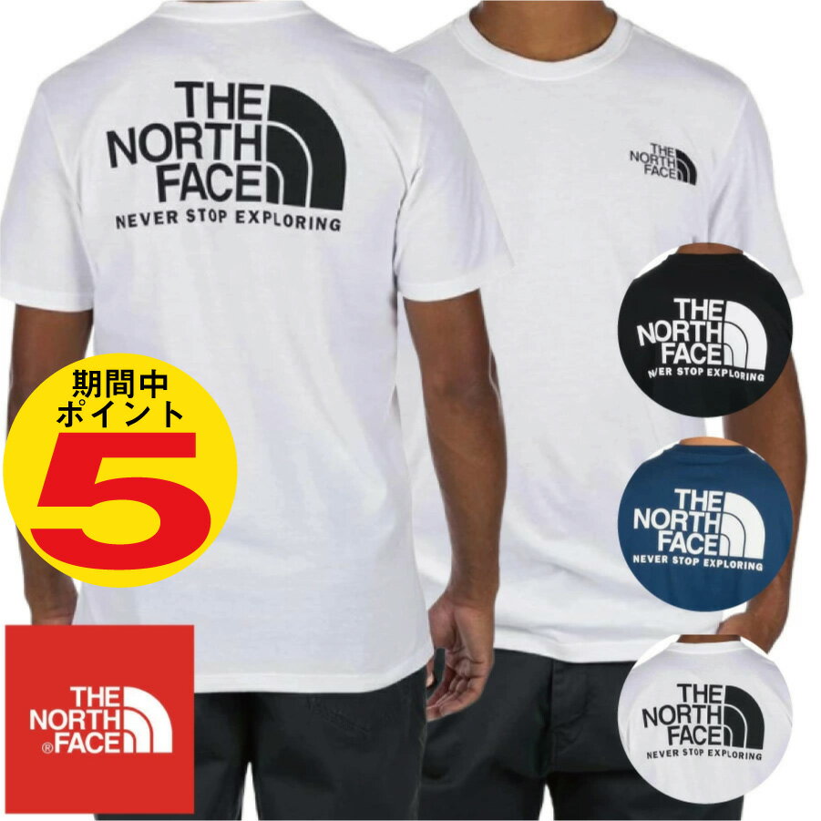 Rakuten - P5倍!!全商品6/4 20時~The North Face (ザ・ノースフェイス) バッグロゴ 半袖Tシャツ スローバック (Throw back Tee Short Sleeve Tee) メンズ 新品 EU/USAモデル