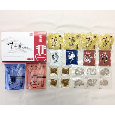 NTS Store 楽天市場店 西山製麺 すみれラーメンギフト6食入り 121125【送料無料】