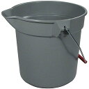 ラバーメイド BRUTE ブルート バケツ (S) 9.5L グレー FG296300GRAY 0086876019391