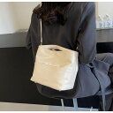 【送料無料】無地 肩掛け 手提げ 斜めがけ ショルダーバッグ 大きめ 2wayバッグ 大容量 バケツバッグ カバン レディースバッグ